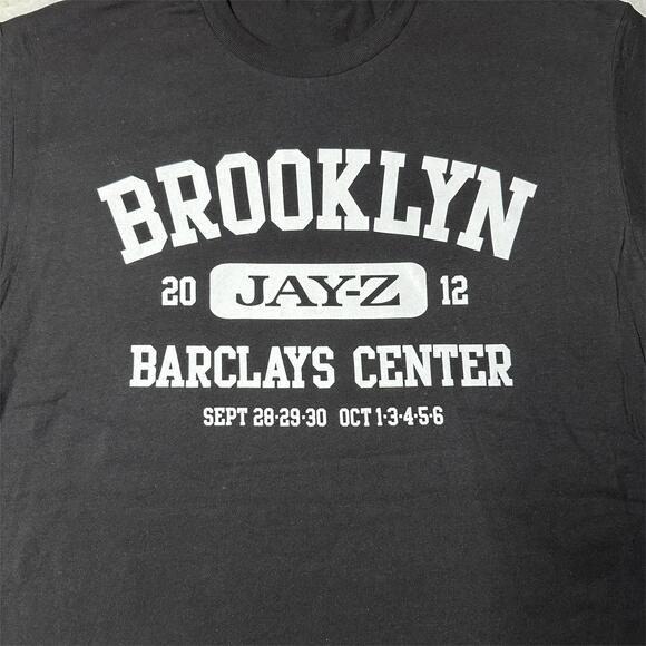 NEW JayZ Brooklyn 2012 Barclay’s Graphic T-Shirt Men’s L - Picture 3 of 4